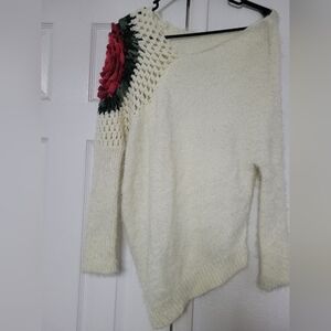 Rose Crochet Sweater
